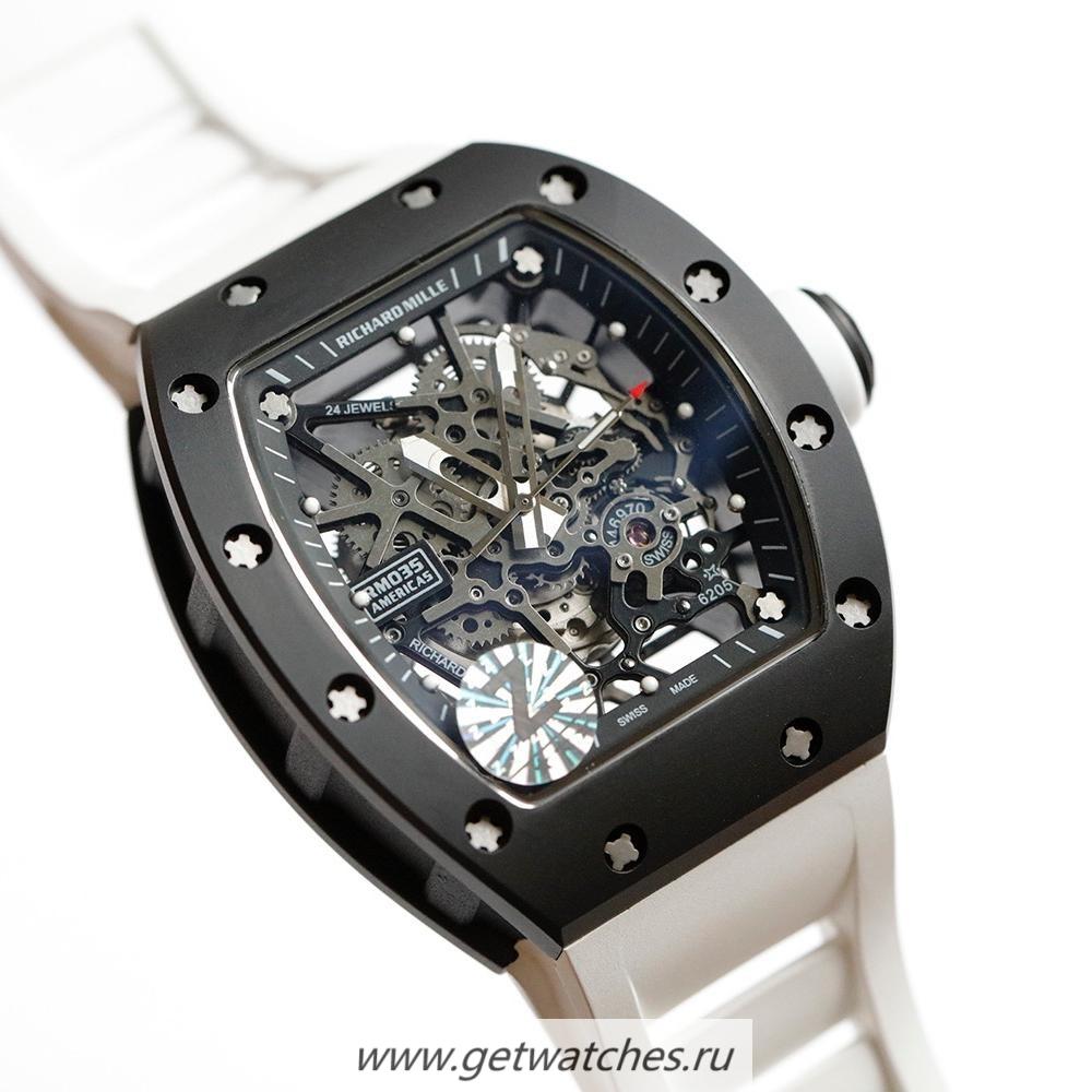 Replica Richard Mille RM35 Americas ZF Ceramic Black Dial NH05A